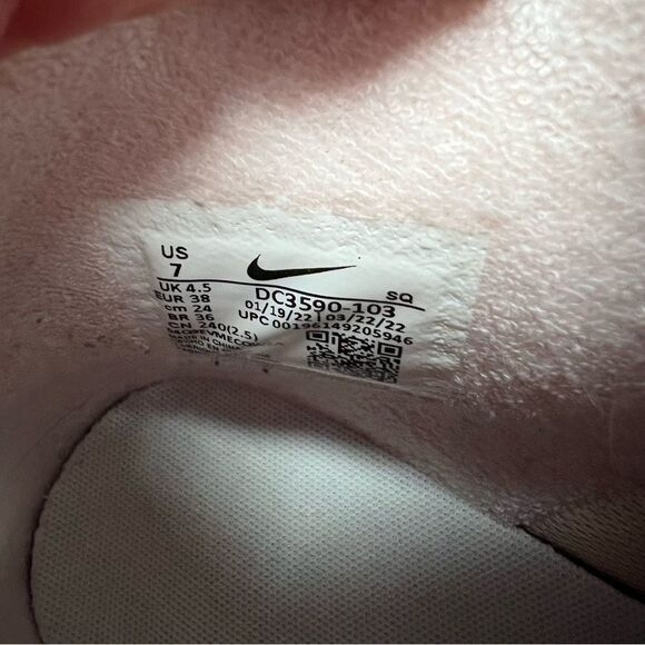 Nike Air Force 1 High Sculpt Linen Sanddrift Beige Pink Size 7 - Picture 8 of 9